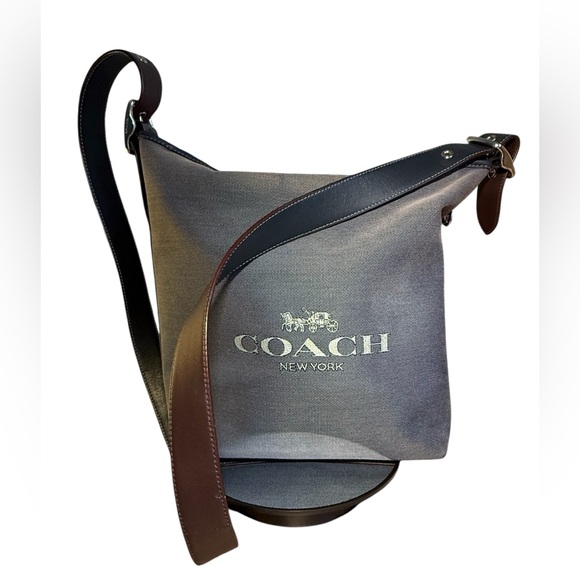 Coach Black and Gray Crossbody Bag - Picture 1 of 9